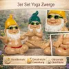 formano 3er Set Gartenzwerge Yoga Figuren 17 cm aus Produktbild-Vorschau 3