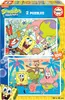 Educa - Spongebob Schwammkopf - Puzzle 2x100 Teile Produktbild-Vorschau 1