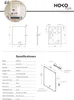 HOKO Badspiegel Antibeschlag LED 60x80cm mit Rahmen Produktbild-Vorschau 9