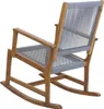Schaukelstuhl HWC-P73, Garten Outdoor Wippstuhl Relaxstuhl Produktbild-Vorschau 8