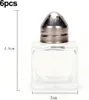 Mini-Salz- und Pfefferstreuer, 0,5 oz / 1/2 oz Glaswürfel, Produktbild-Vorschau 2