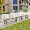 COSTWAY Panca da giardino a 3 posti resistente alle Anteprima dell’immagine prodotto 7