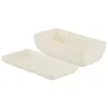 A cream-colored ceramic planter and its matching saucer are shown against a white background. Produktbild-Vorschau