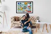 Bild - Bilderrahmen - 100 cm x 70 cm - MDF - Rahmen - Foto Produktbild-Vorschau 3