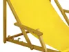 Gartenliege Sonnenliege gelb Liegestuhl Fußteil Sonnendach Produktbild-Vorschau 13
