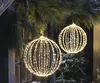 Boule LED "Shine" en métal, argentée, avec env. 384 LED, Voir les images du produit 1