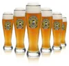 Flensburger Weizen Gläser 6er Set 0,3l Weizenglas Goldrand Produktbild-Vorschau 1
