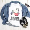 Mr. & Mrs. Panda Größe L T-Shirt Pinguin mit Kind - Weiß - Produktbild-Vorschau 2