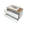 Waschtisch-Set >Pienza< in weiß - 100x54x48cm (BxHxT) Produktbild-Vorschau 3