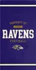 NFL Strandtuch PROPERTY OF Baltimore Ravens Football Produktbild-Vorschau 1