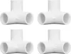 10PCS 3 Way Pipe Fittings PVC Plastový pravý úhel Tee Náhled obrázku produktu 3