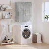 vidaXL Wandschrank Betongrau 69,5x34x90 cm Holzwerkstoff - Produktbild-Vorschau 2