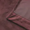 Vorhang Ösen Bordeaux 140x175 cm Verdunkelung Samt weich Produktbild-Vorschau 6
