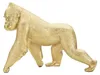 Mauro Ferretti sculpture gorille 29,7x11,5x21,8 cm or Voir les images du produit 1