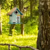Casetta per uccelli decorativa Relaxdays, stile casa al Anteprima dell’immagine prodotto 2