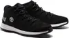 A pair of black Timberland Sprint Trekker Mid shoes on a white background. Voir les images du produit