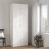 10628 Armoire SPACE Armoire à portes blanc brillant Voir les images du produit 1