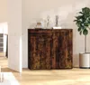 vidaXL Příborník kouřový dub 80x36x75 cm odvozený výrobek Náhled obrázku produktu 1