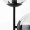 BRILLIANT schwarze Tischlampe mit Rauchglas ARIOL | 48 cm Produktbild-Vorschau 3