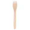 400 Papstar Gabeln, Holz pure 16,5 cm 81189 Produktbild-Vorschau 1