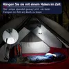 LED Campinglampe wiederaufladbar, tragbare Zeltlampe mit 3 Produktbild-Vorschau 4