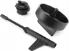 Three black plastic automotive tools are arranged on a white background. Podgląd zdjęcia produktu