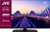 A JVC 40-inch television displaying a scenic image of a bridge and city skyline at sunset. Produktbild-Vorschau