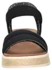 Skechers Slip-Ins: Bobs Sun Ray  Sandalen Plat - Zwart - Voir les images du produit 22