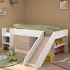 Lit avec toboggan pour enfants - Blanc et Chêne Jackson - Voir les images du produit 15