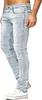 Jeans da uomo Tazzio con effetto consumato 16525 Azzurro Anteprima dell’immagine prodotto 2