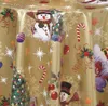 PVC Tischdecke Noel gold Wachstuch Weihnachten· Eckig · Produktbild-Vorschau 1
