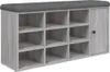 vidaXL Lavice na boty šedá Sonoma 102x32x50 cm Materiál na Náhled obrázku produktu 1