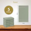 Zestaw 5 ręczników gościnnych Lavea®, 30x50 cm, miękkie i Podgląd zdjęcia produktu 2
