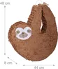 Relaxdays Pinata Set, 3tlg., Faultier-Form, zum Aufhängen, Produktbild-Vorschau 4