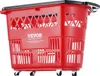 Einkaufstrolley Kunststoff 6-teilig 39 l Griff Rot Produktbild-Vorschau 10