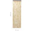 vidaXL Insektenschutz-Vorhang Beige 56x200 cm Chenille Produktbild-Vorschau 13