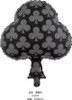 Pallone in foil - carte, picche, quadri, fiori, cuori, Anteprima dell’immagine prodotto 5