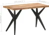 vidaXL Esstisch 120x60x76 cm Massivholz Akazie Produktbild-Vorschau 5