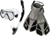 Set snorkeling ACRA 3in1, nero, S/M, pinne taglia 36-41, Anteprima dell’immagine prodotto 1
