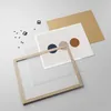 Gerahmtes Poster - Rahmen in heller Eiche - Minimalistisch Produktbild-Vorschau 4