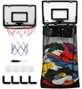 Hängender Wäschekorb, Basketball Wäschesammler für die Tür, Produktbild-Vorschau 1