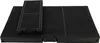 A black range hood filter set is shown against a white background. Produktbild-Vorschau