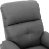 vidaXL Massagesessel Hellgrau Stoff Produktbild-Vorschau 12