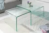 Tavolino da salotto 100 cm in vetro, design moderno per il Anteprima dell’immagine prodotto 2