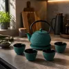 Théière en fonte avec filtre, tasses et soucoupes SONO, 1,2 Voir les images du produit 12