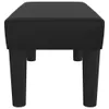 Panca nera 70x30x30 cm in Pelle finta Anteprima dell’immagine prodotto 4
