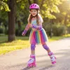 COSTWAY Kinder Rollschuhe Schmetterling mit 4 leuchtenden Produktbild-Vorschau 2