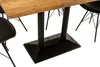 Bistrotisch Baumkante massiv 120 x 60 cm Akazie naturfarben Produktbild-Vorschau 6