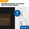Exquisit Mikrowelle MW 802, Weiß, 20 Liter, 700 Watt, HxBxT Produktbild-Vorschau 6
