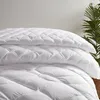 Steppdecke 135x200 cm Leichte Mikrofaser Sommerdecke Weiß Produktbild-Vorschau 3